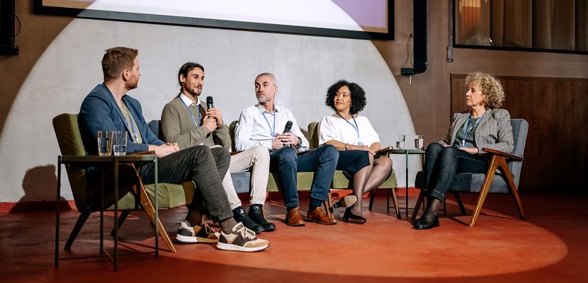 A panel discussion.